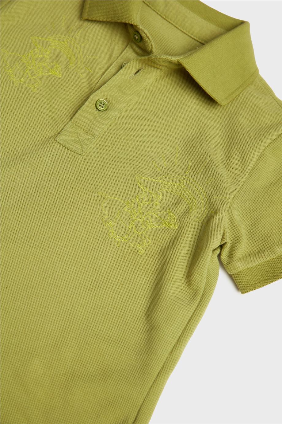 Beverly Hills Polo Club Erkek Çocuk Haki T-Shirt