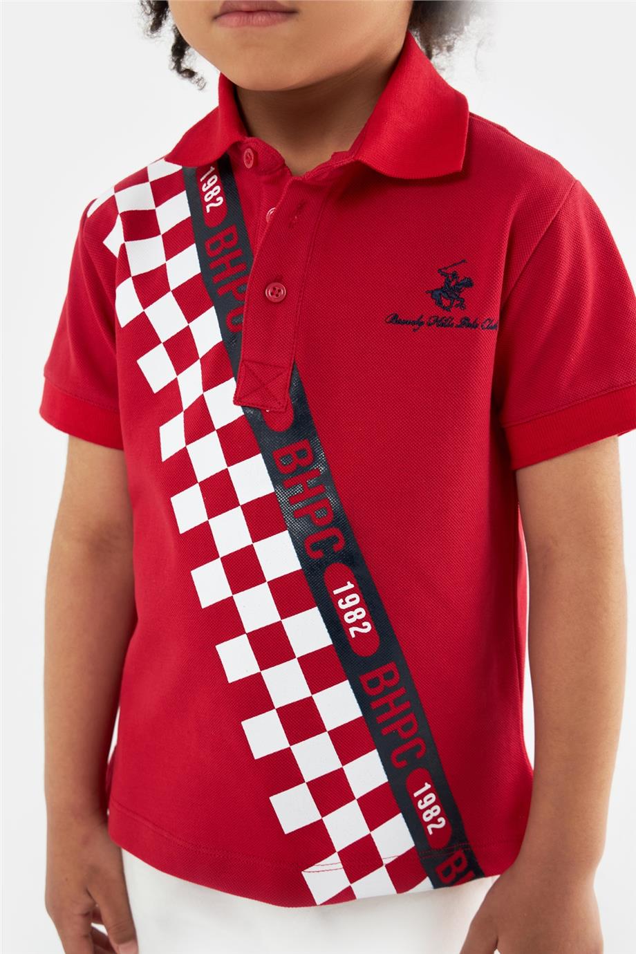 Beverly Hills Polo Club Erkek Çocuk Kırmızı T-Shirt
