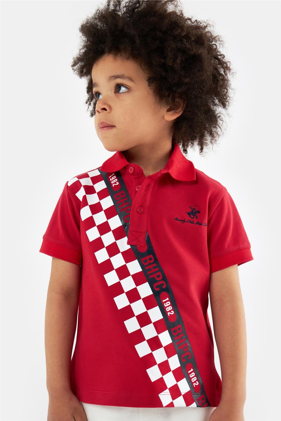 Beverly Hills Polo Club Erkek Çocuk Kırmızı T-Shirt