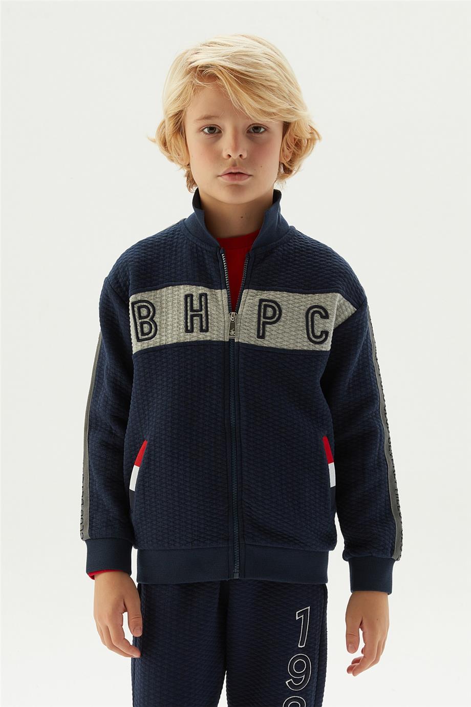 Beverly Hills Polo Club Erkek Çocuk Lacivert Eşofman Üstü