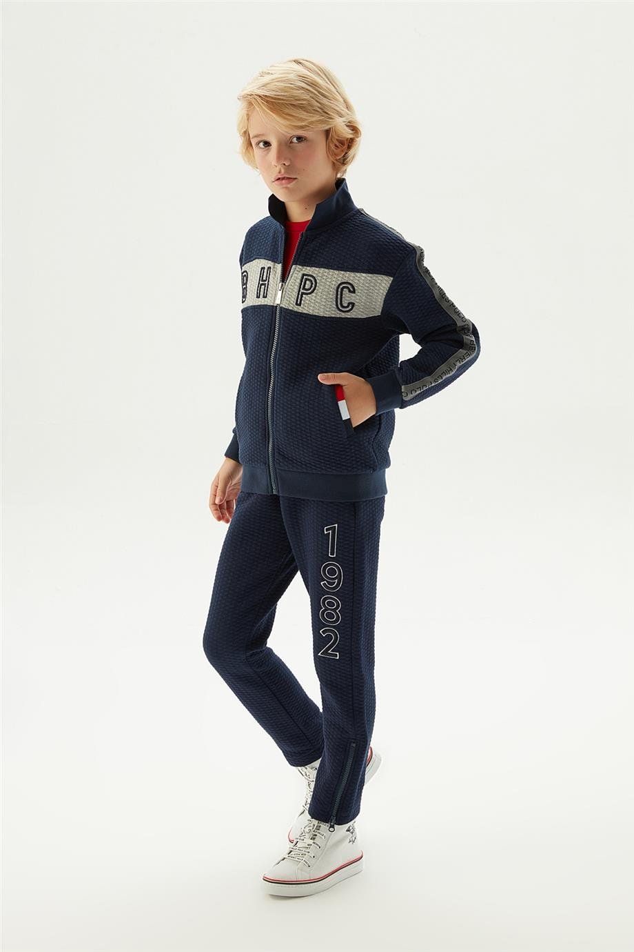 Beverly Hills Polo Club Erkek Çocuk Lacivert Eşofman Üstü