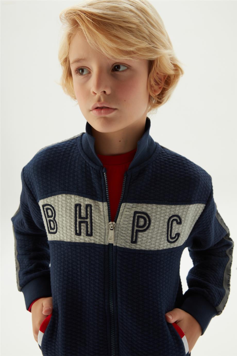 Beverly Hills Polo Club Erkek Çocuk Lacivert Eşofman Üstü