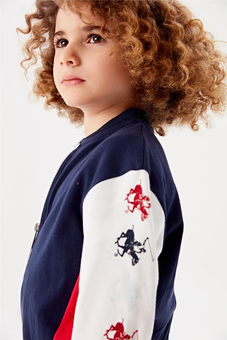 Beverly Hills Polo Club Erkek Çocuk Renkli Eşofman Üstü