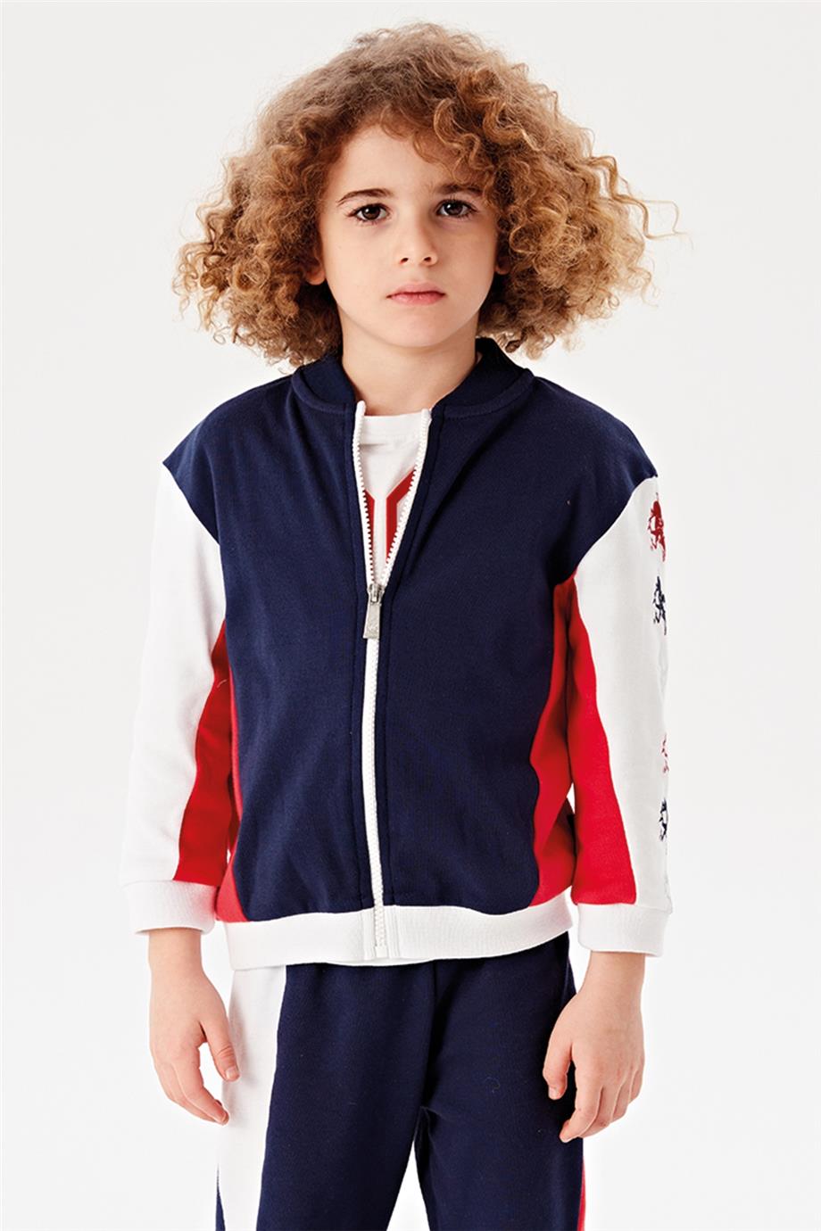 Beverly Hills Polo Club Erkek Çocuk Renkli Eşofman Üstü