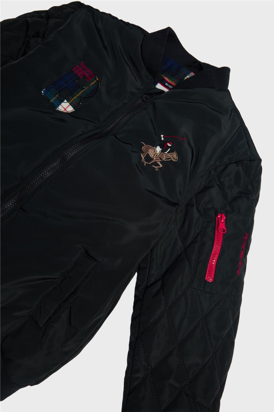 Beverly Hills Polo Club Erkek Çocuk Siyah Ceket