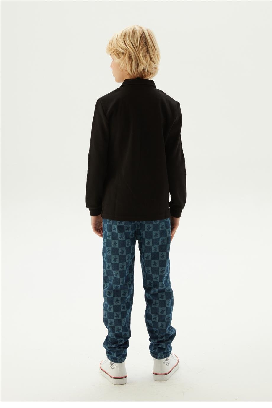 Beverly Hills Polo Club Erkek Çocuk Siyah T-Shirt