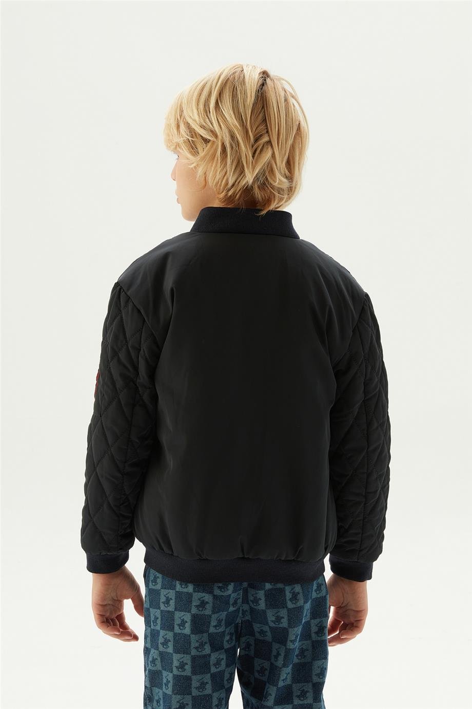 Beverly Hills Polo Club Erkek Çocuk Siyah Ceket