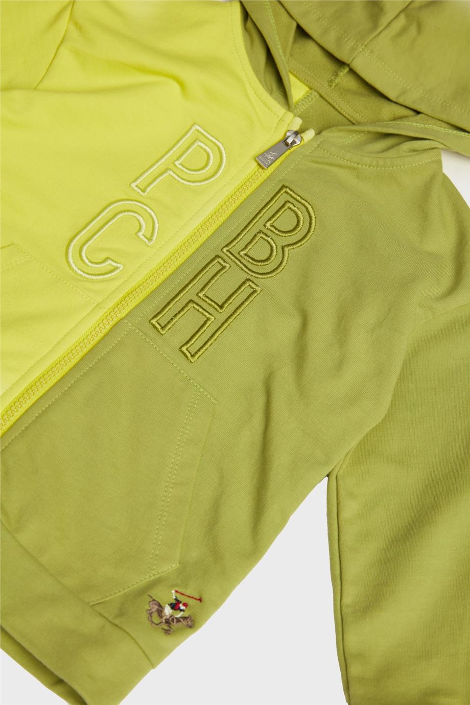 Beverly Hills Polo Club Erkek Çocuk Yeşil Eşofman Üstü