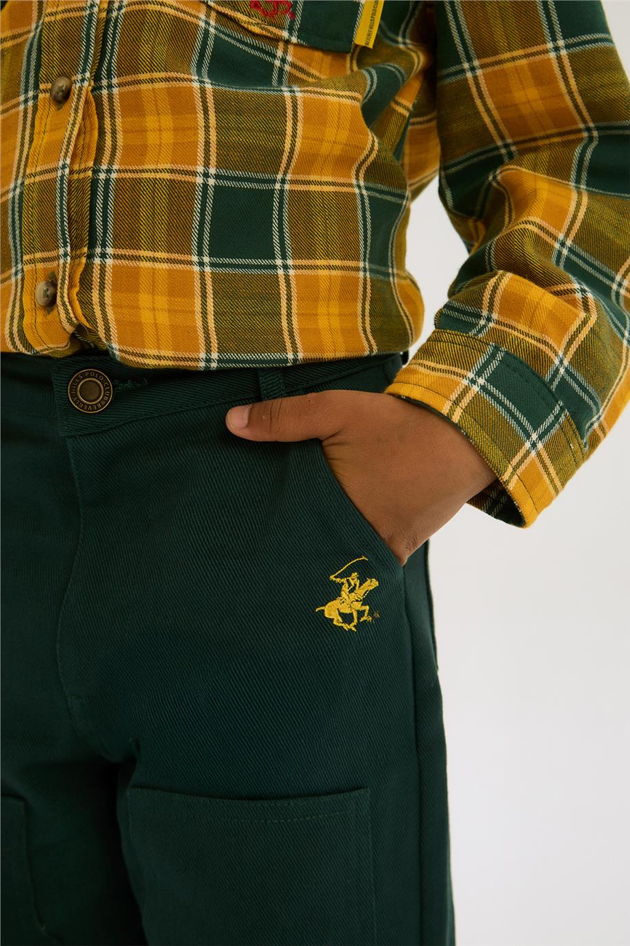 Beverly Hills Polo Club Erkek Çocuk Yeşil PantolonBeverly Hills Polo Club Erkek Çocuk Yeşil Pantolon