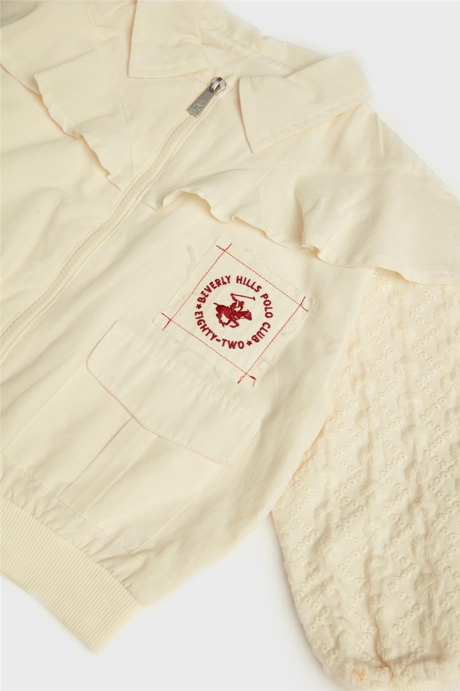 Beverly Hills Polo Club Kız Çocuk Bej Ceket