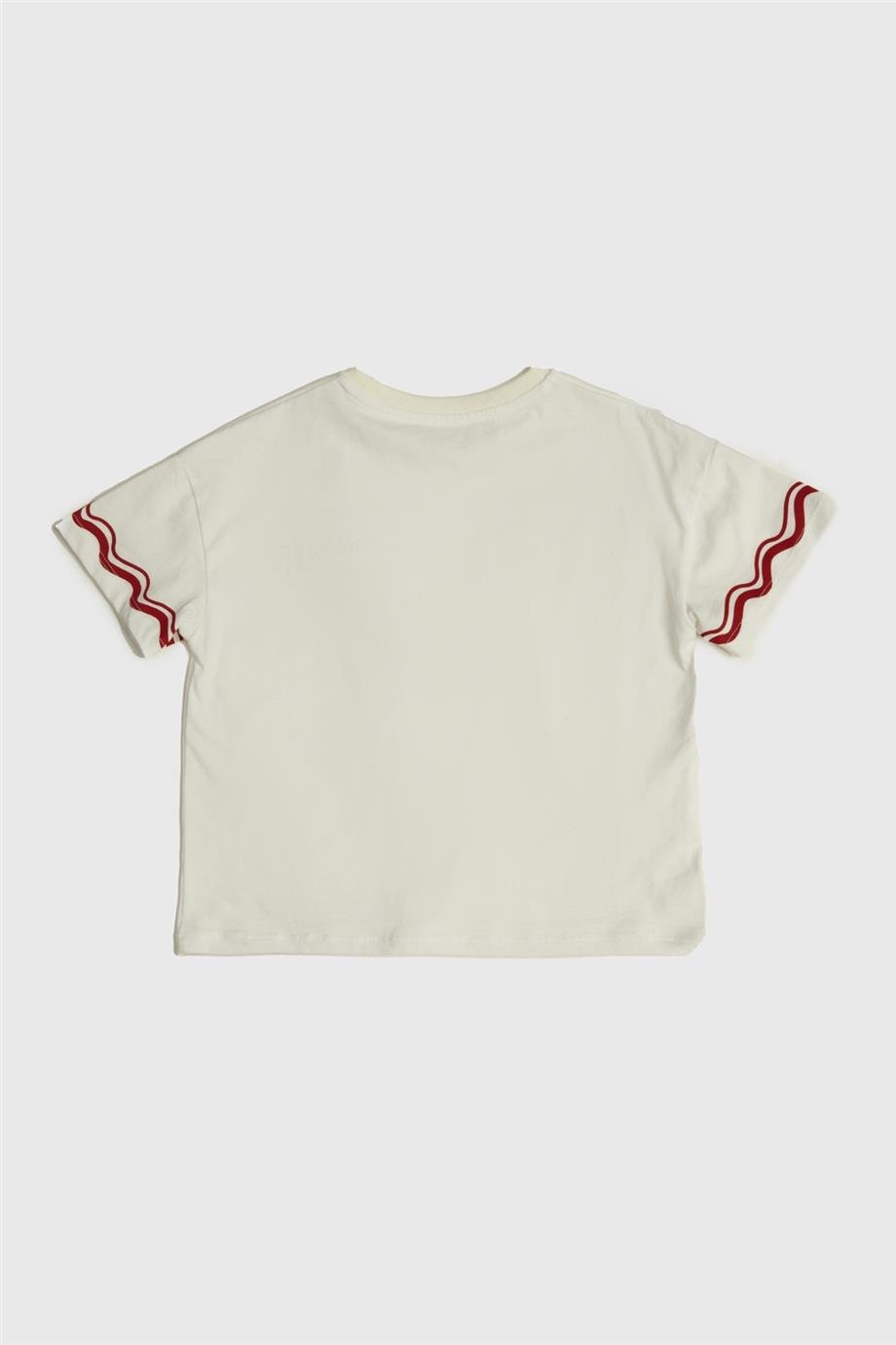 Beverly Hills Polo Club Kız Çocuk Beyaz T-Shirt