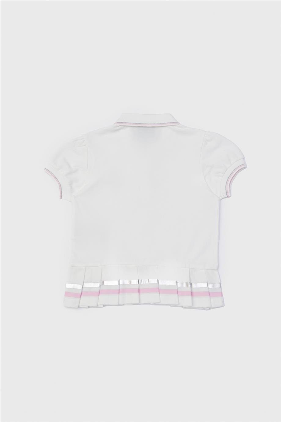 Beverly Hills Polo Club Kız Çocuk Beyaz T-Shirt