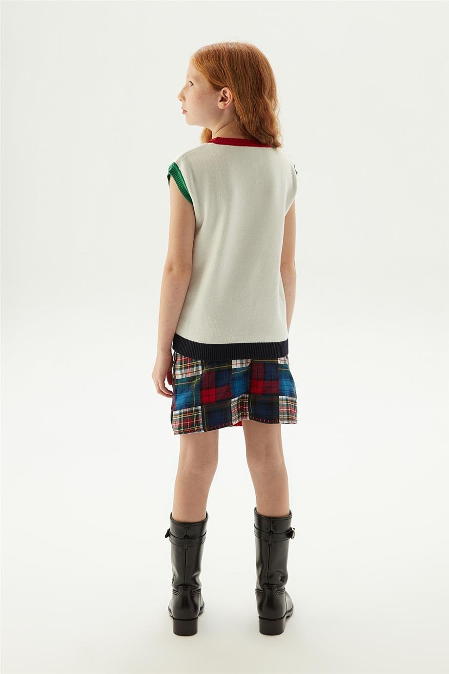 Beverly Hills Polo Club Kız Çocuk Beyaz Kazak