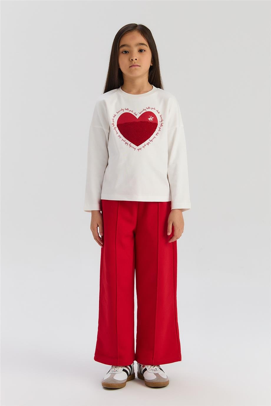 Beverly Hills Polo Club Kız Çocuk Beyaz TshirtBeverly Hills Polo Club Kız Çocuk Beyaz Tshirt