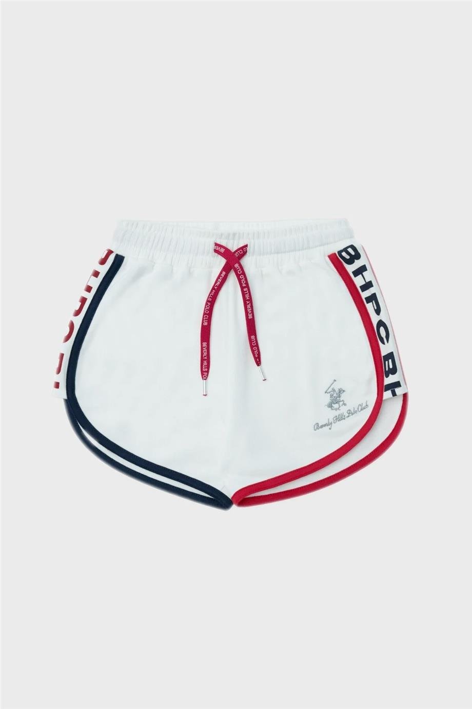 Beverly Hills Polo Club Kız Çocuk Beyaz Şort