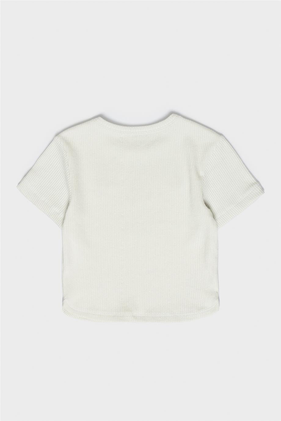 Beverly Hills Polo Club Kız Çocuk Beyaz T-Shirt