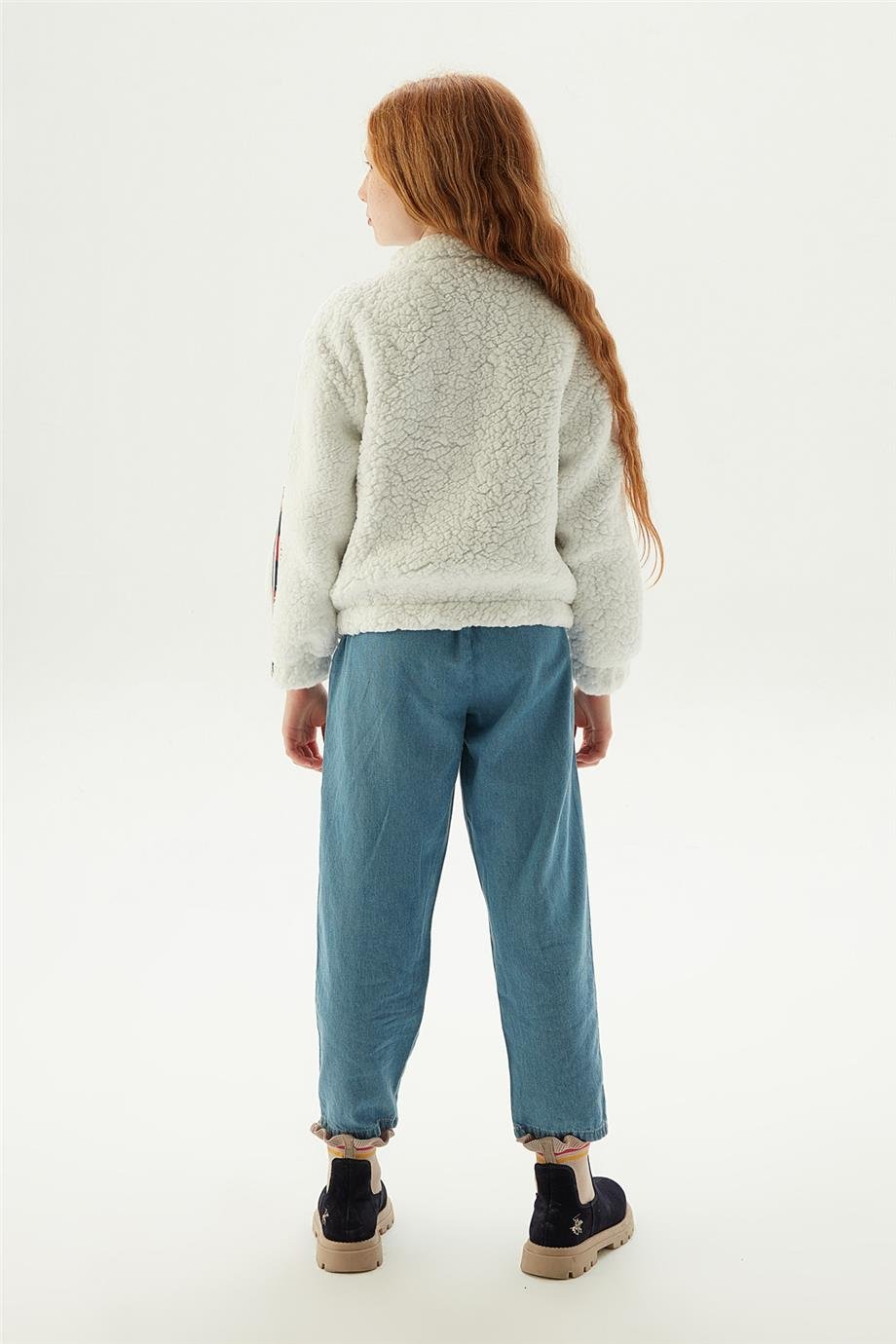 Beverly Hills Polo Club Kız Çocuk Beyaz Ceket