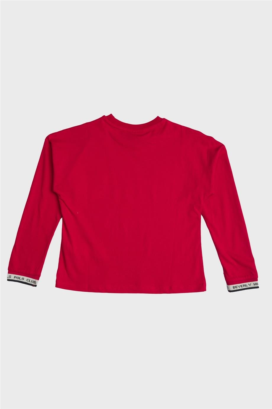 Beverly Hills Polo Club Kız Çocuk Bordo T-Shirt