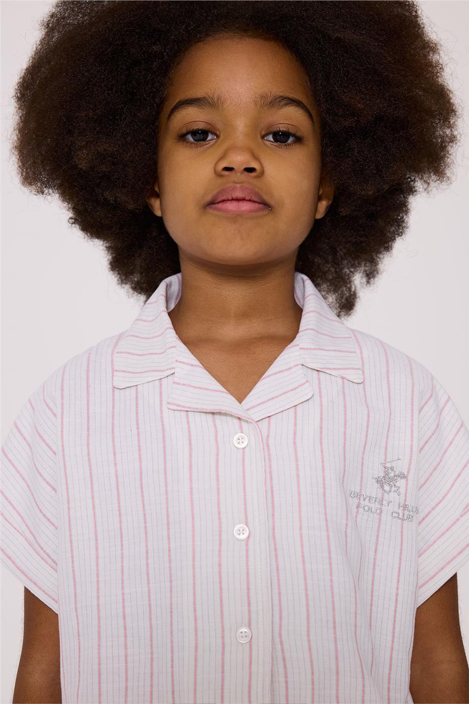 Beverly Hills Polo Club Girl Striped BlouseBeverly Hills Polo Club Girl Striped Blouse