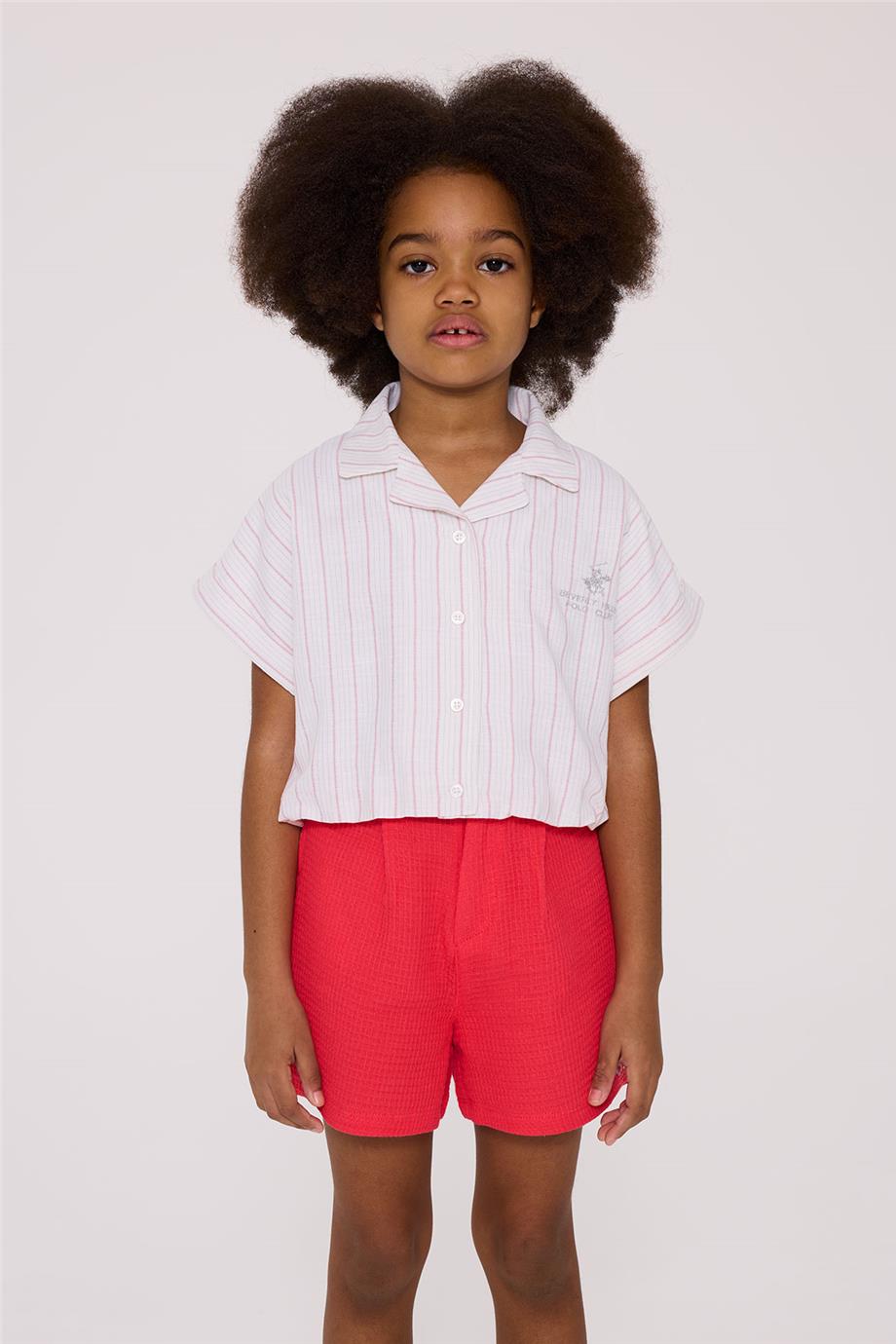 Beverly Hills Polo Club Girl Striped BlouseBeverly Hills Polo Club Girl Striped Blouse