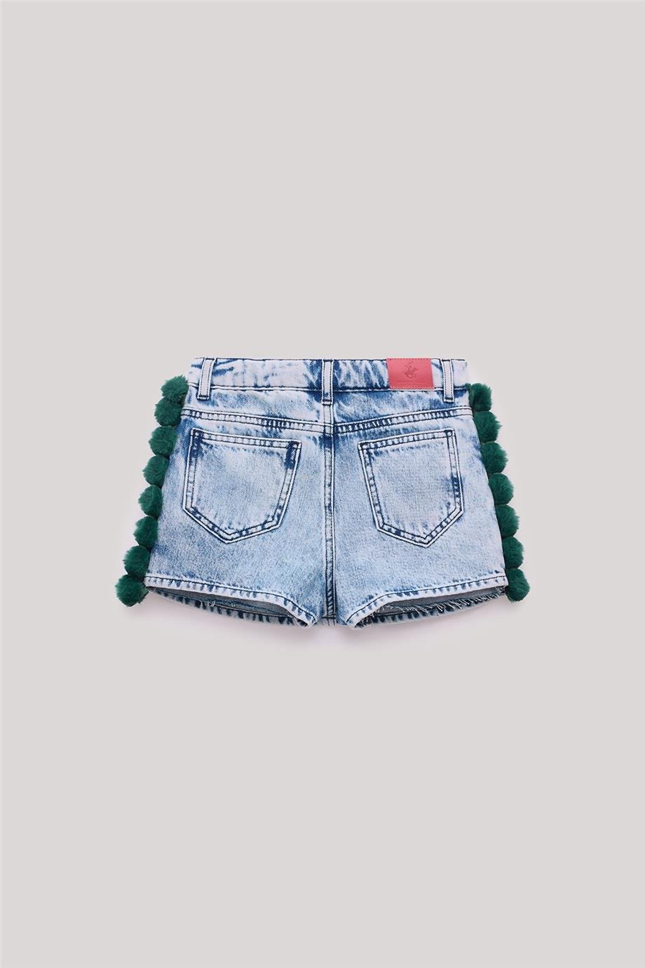 Beverly Hills Polo Club Kız Çocuk Denim Etek