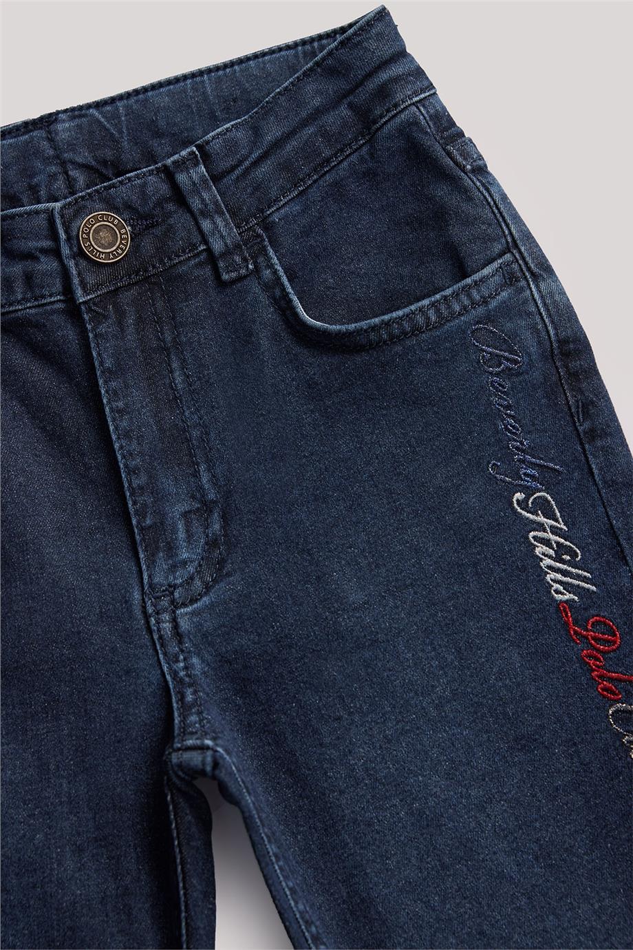 Beverly Hills Polo Club Kız Çocuk Denim Pantolon