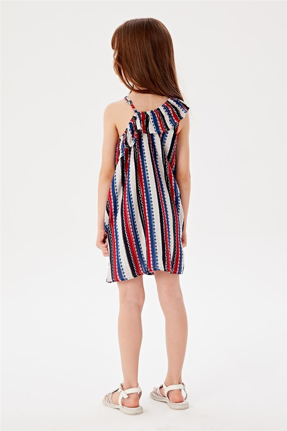 Beverly Hills Polo Club Kız Çocuk Desenli Elbise