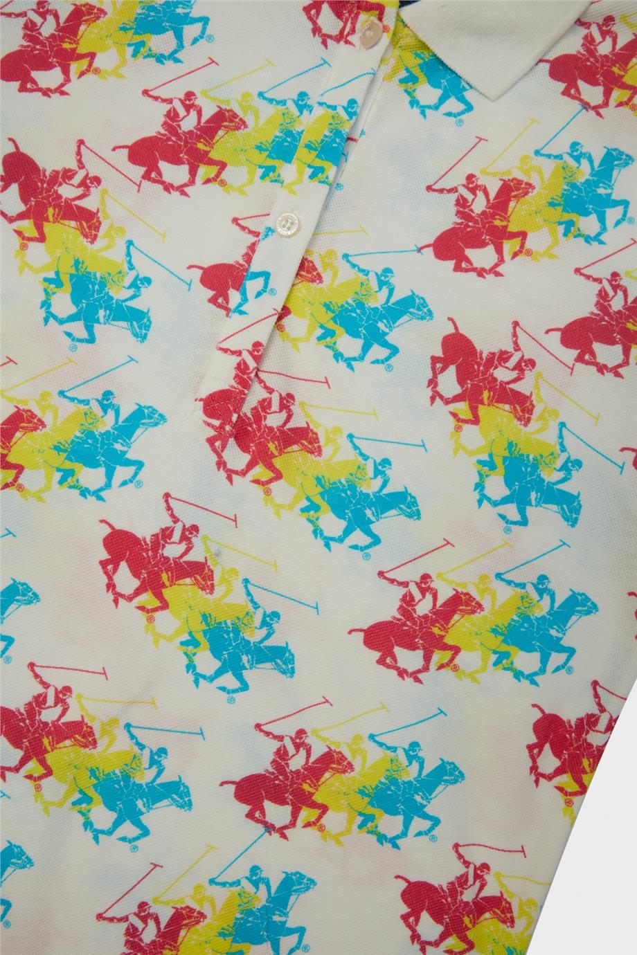 Beverly Hills Polo Club Kız Çocuk Desenli Elbise