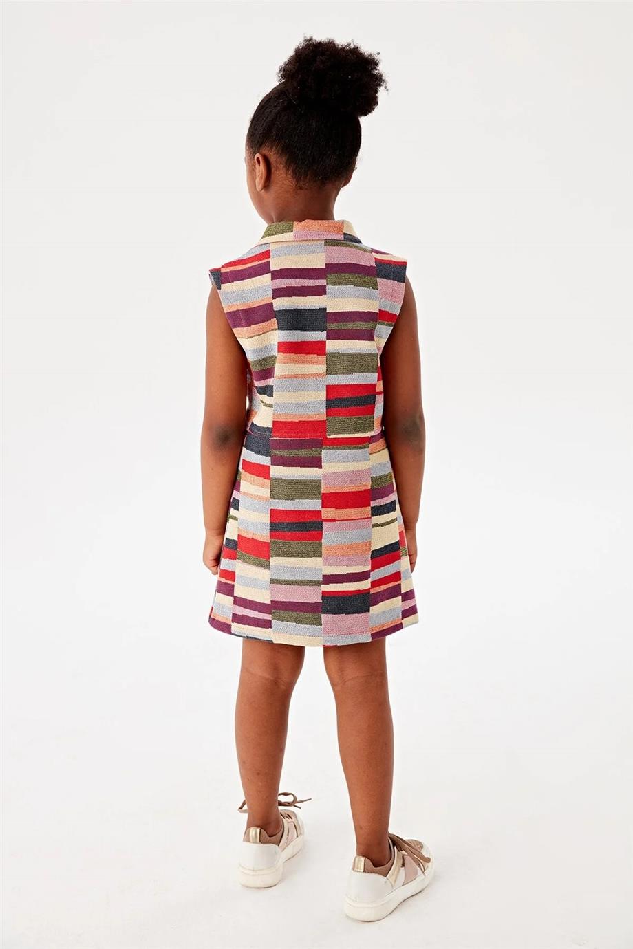 Beverly Hills Polo Club Kız Çocuk Desenli Elbise