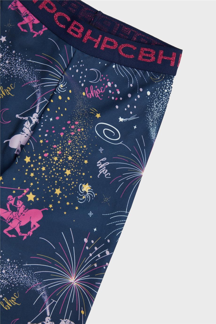 Beverly Hills Polo Club Kız Çocuk Desenli Tayt