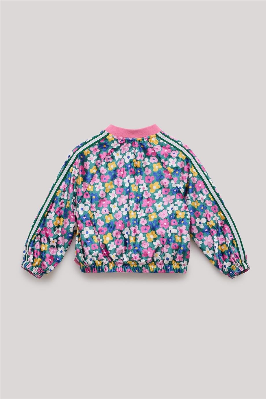 Beverly Hills Polo Club Kız Çocuk Desenli Eşofman Üstü