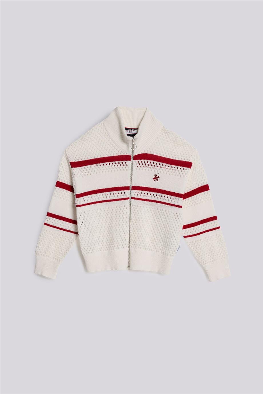 Beverly Hills Polo Club Girl Ecru CardiganBeverly Hills Polo Club Girl Ecru Cardigan
