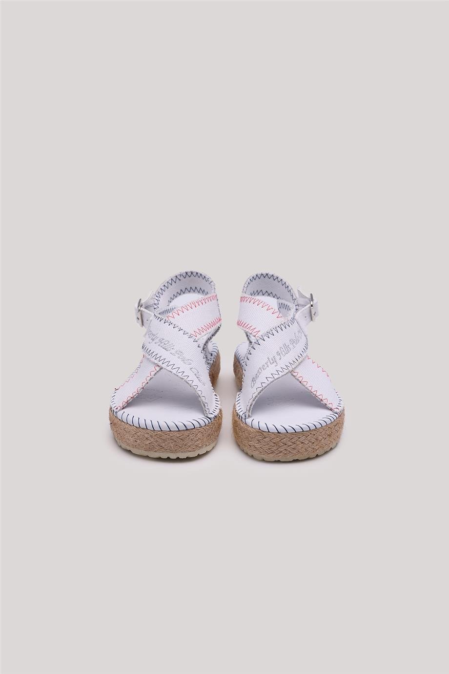 Beverly Hills Polo Club Kız Çocuk Ekru Ayakkabı