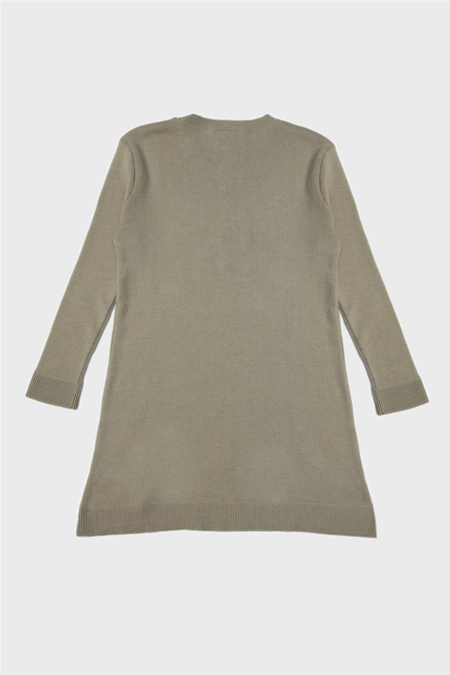 Beverly Hills Polo Club Kız Çocuk Gri Elbise