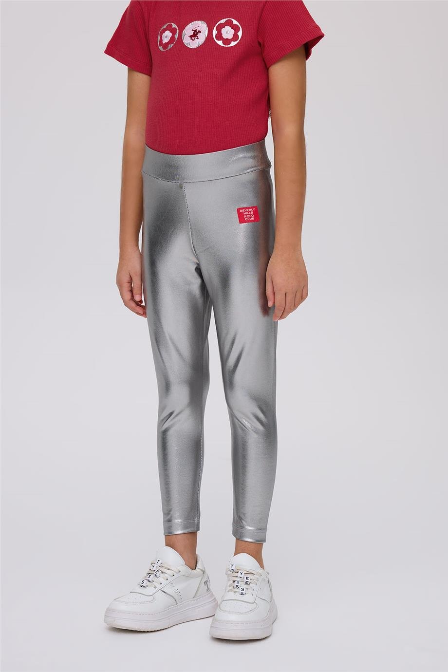 Beverly Hills Polo Club Girl Grey Melange LeggingsBeverly Hills Polo Club Girl Grey Melange Leggings