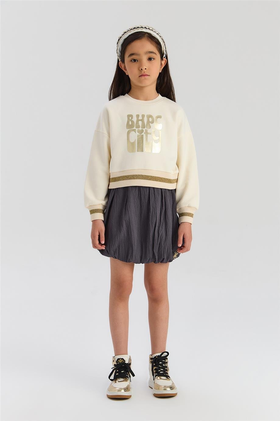 Beverly Hills Polo Club Kız Çocuk Gri EtekBeverly Hills Polo Club Kız Çocuk Gri Etek