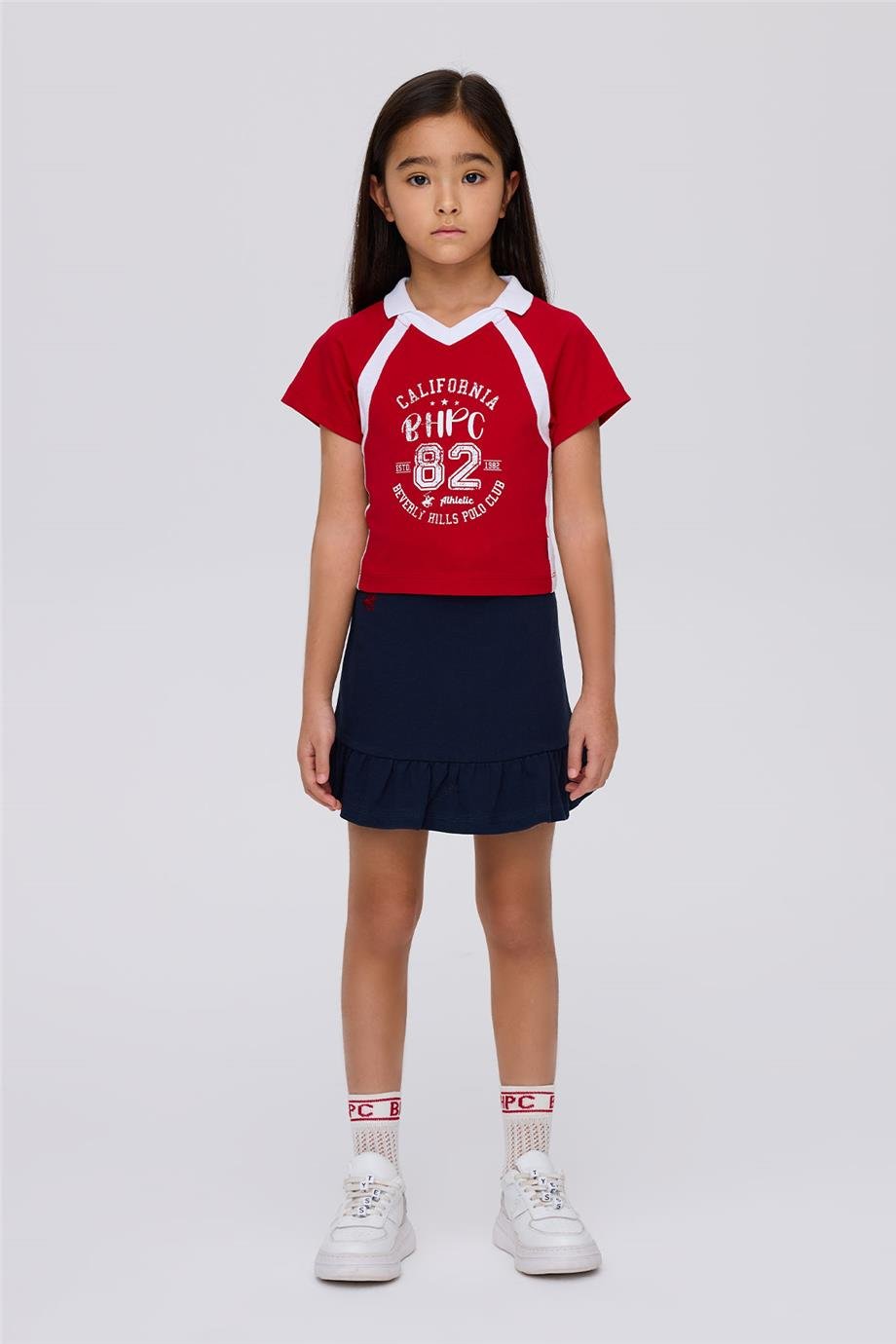 Beverly Hills Polo Club Kız Çocuk Kırmızı TshirtBeverly Hills Polo Club Kız Çocuk Kırmızı Tshirt