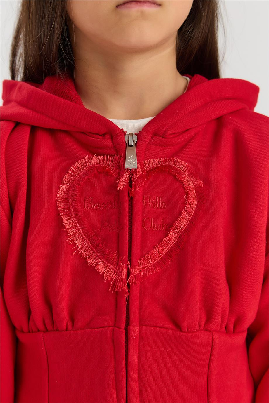 Beverly Hills Polo Club Kız Çocuk Kırmızı Eşofman ÜstüBeverly Hills Polo Club Kız Çocuk Kırmızı Eşofman Üstü