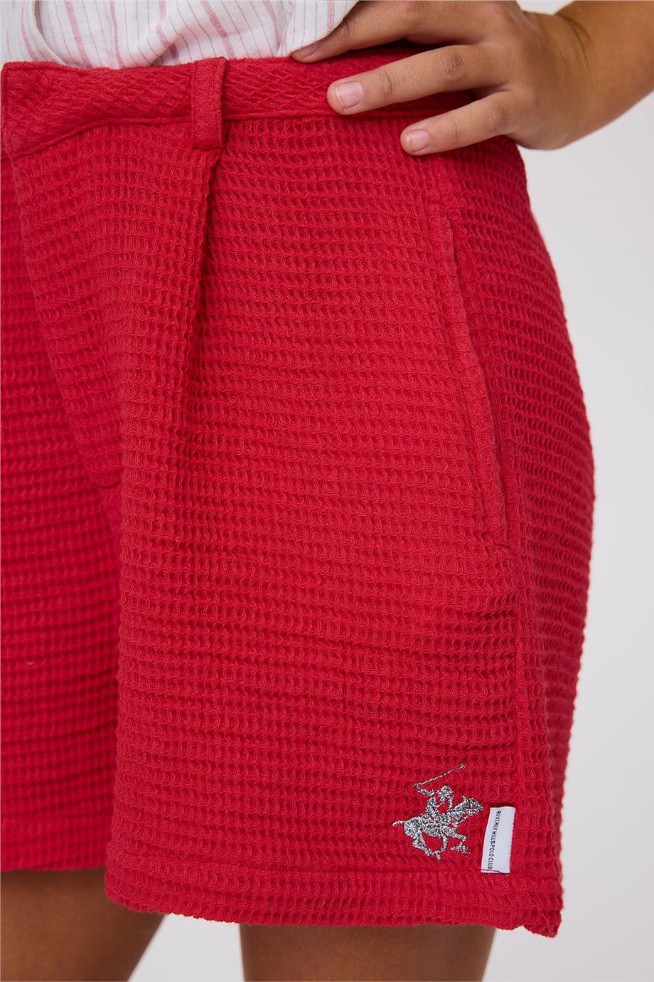 Beverly Hills Polo Club Girl Red ShortsBeverly Hills Polo Club Girl Red Shorts