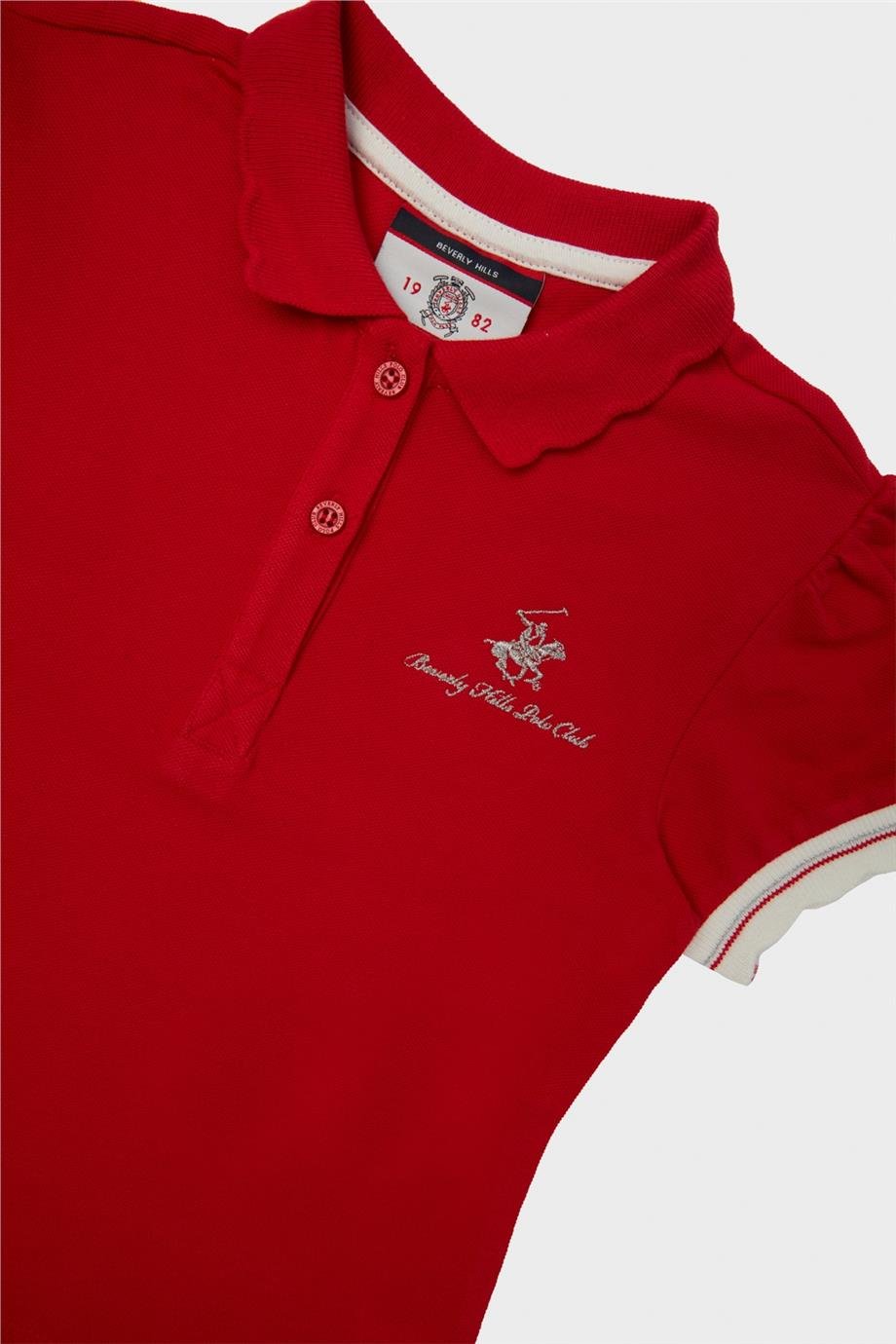 Beverly Hills Polo Club Kız Çocuk Kırmızı T-Shirt