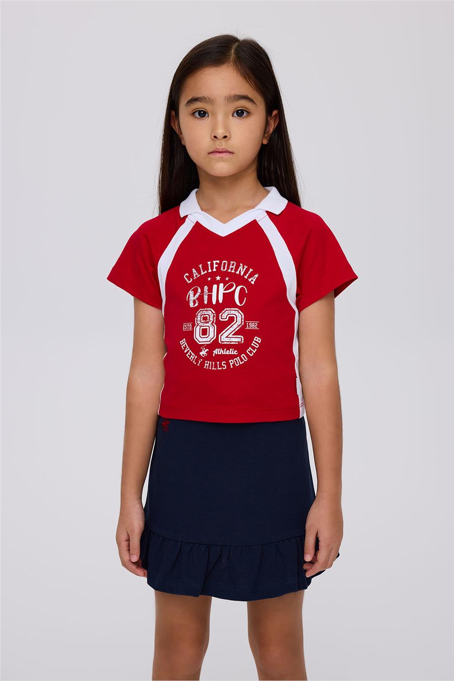 Beverly Hills Polo Club Kız Çocuk Kırmızı TshirtBeverly Hills Polo Club Kız Çocuk Kırmızı Tshirt