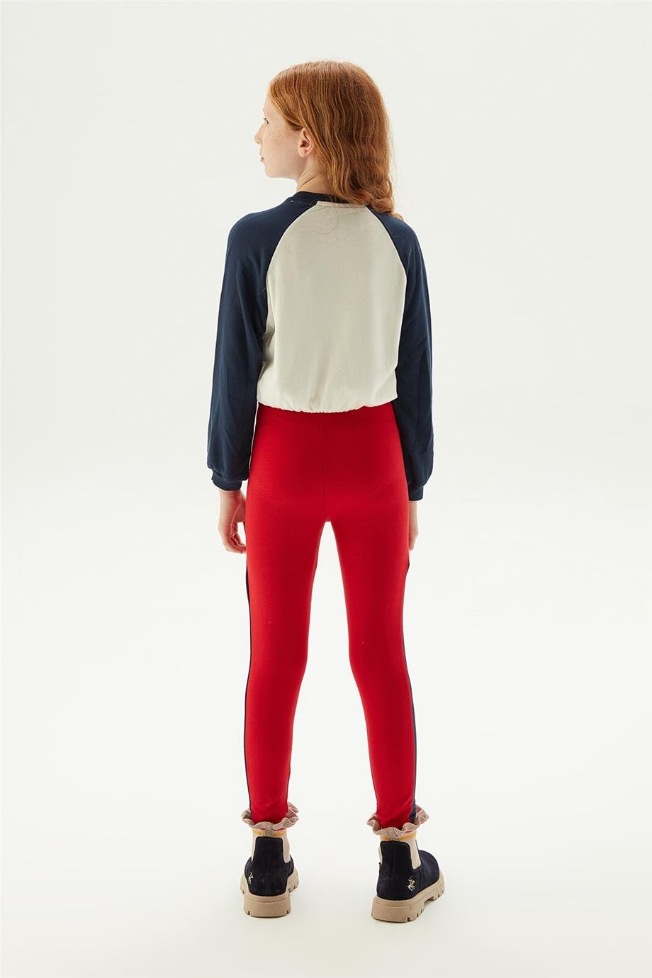 Beverly Hills Polo Club Kız Çocuk Kırmızı Tayt