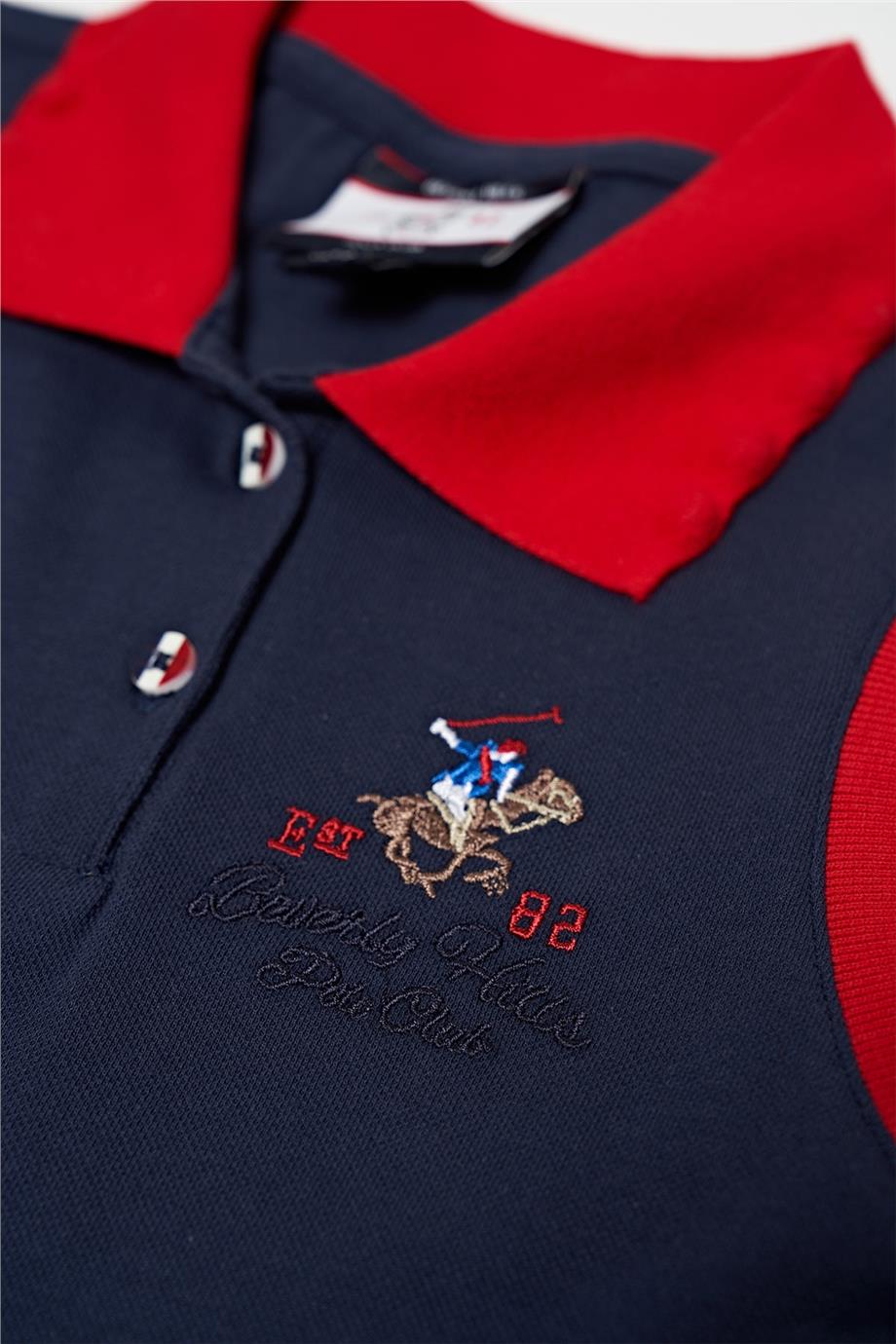 Beverly Hills Polo Club Kız Çocuk Lacivert Elbise