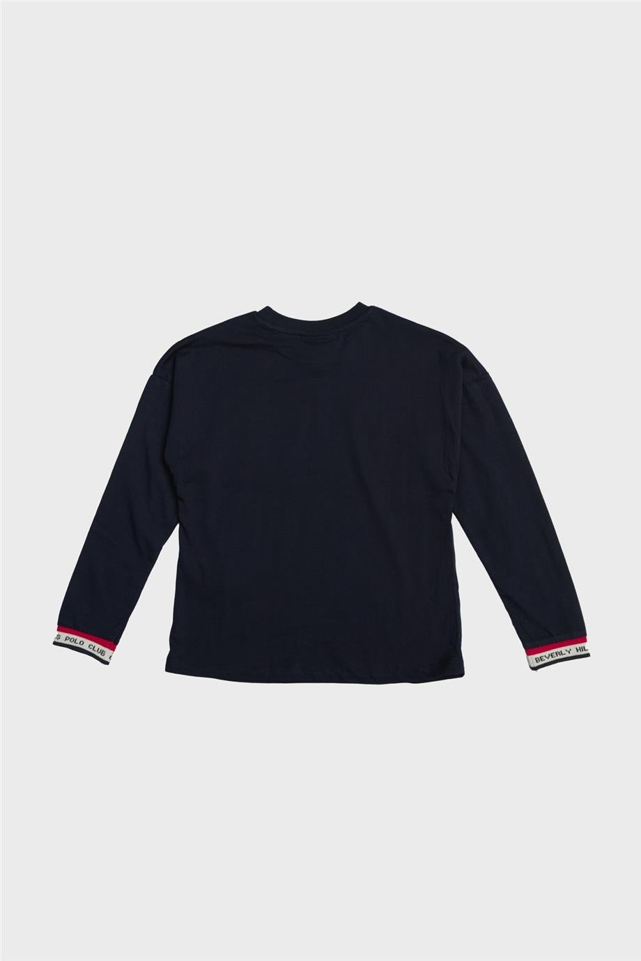 Beverly Hills Polo Club Kız Çocuk Lacivert T-Shirt