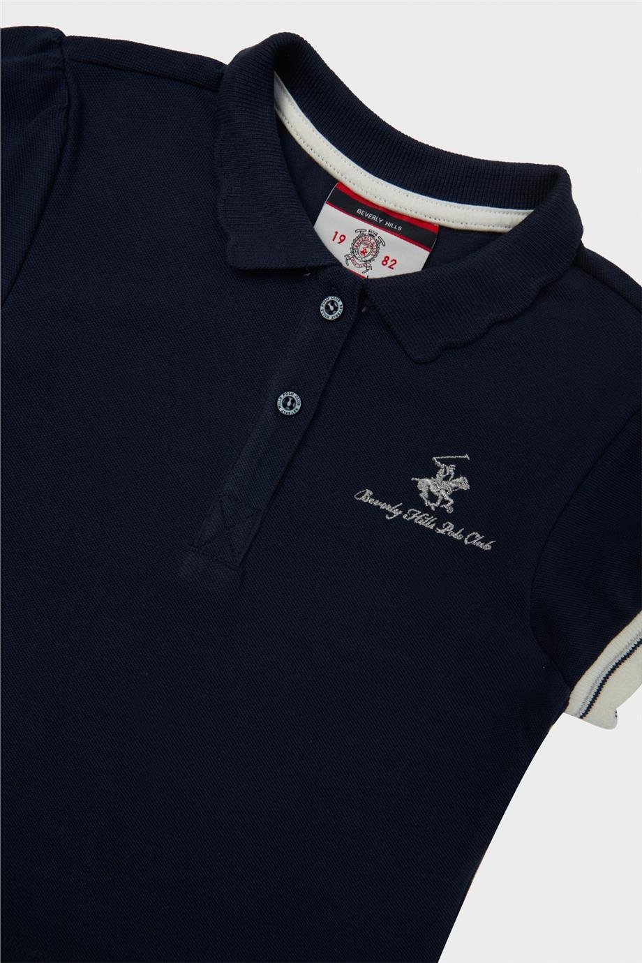 Beverly Hills Polo Club Kız Çocuk Lacivert T-Shirt