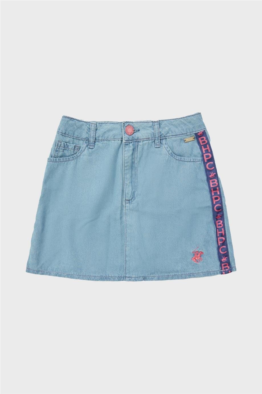Beverly Hills Polo Club Kız Çocuk Lacivert Etek