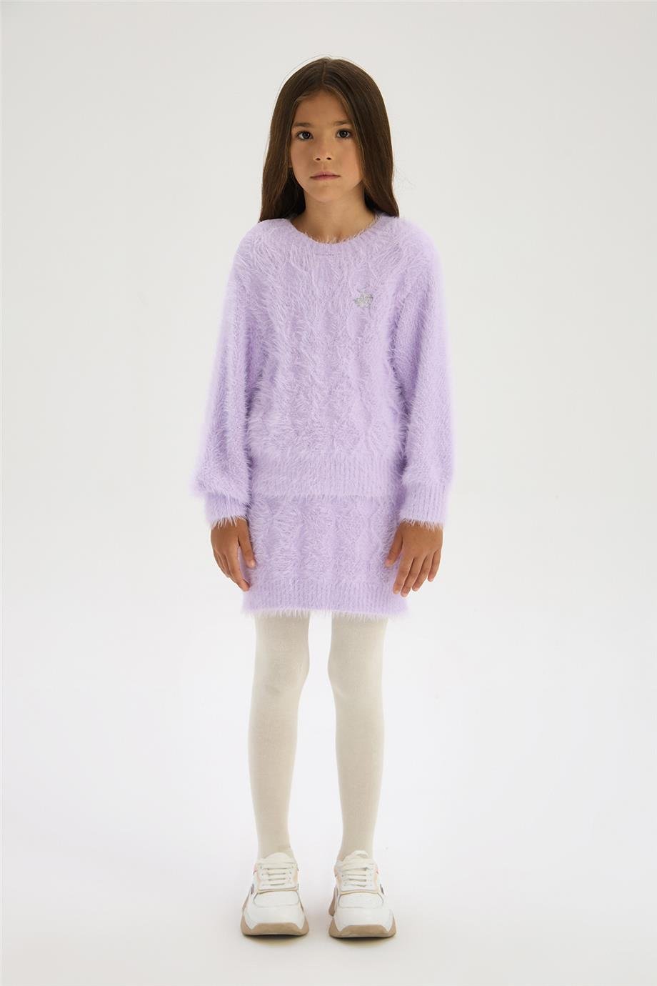 Beverly Hills Polo Club Kız Çocuk Lila KazakBeverly Hills Polo Club Kız Çocuk Lila Kazak