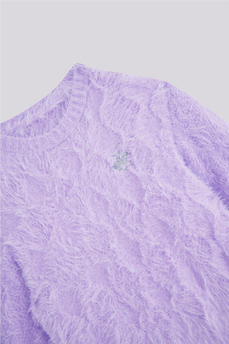 Beverly Hills Polo Club Kız Çocuk Lila KazakBeverly Hills Polo Club Kız Çocuk Lila Kazak