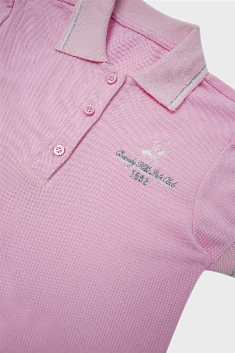 Beverly Hills Polo Club Kız Çocuk Pembe T-Shirt