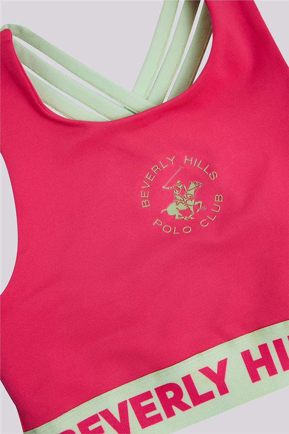 Beverly Hills Polo Club Girl Pink Crop TopBeverly Hills Polo Club Girl Pink Crop Top
